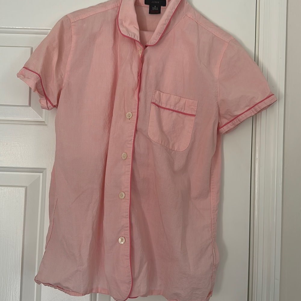 J.Crew 2 Piece Pajamas Pink size small women
